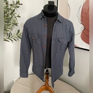 J. Crew Blue Casual Button Down Shirt